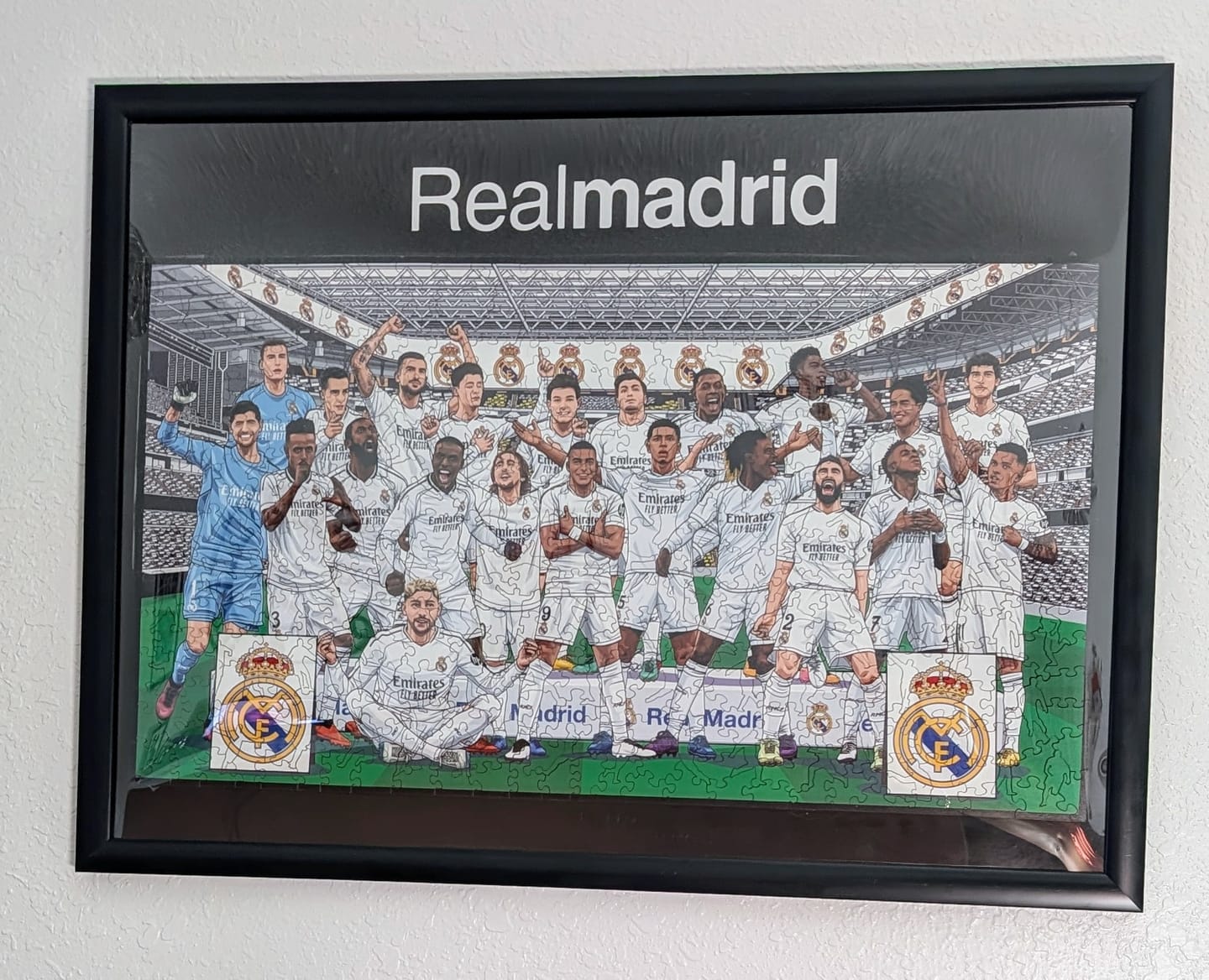 Customer photo review of Real Madrid CF® 2024/25 Team - Wooden Puzzle