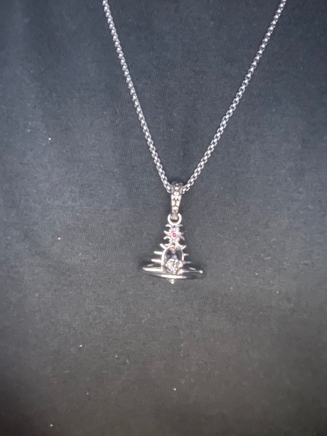 Customer photo review of ORBITUARY PENDANT