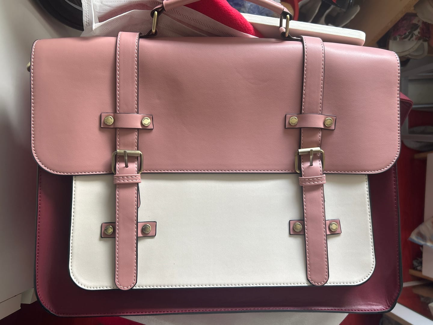 Customer photo review of Sombre Vintage Briefcase