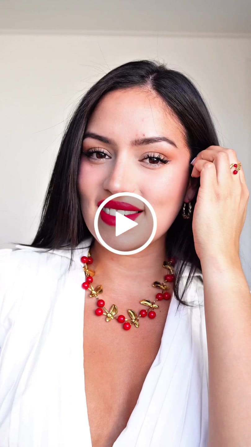 Customer video review of Sweet Cherry Necklace
