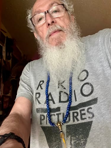 Customer photo review of Lapis Lazuli Third Eye Mala