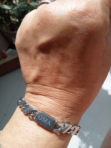 Customer photo review of Familieschakel Armband Voor Oma