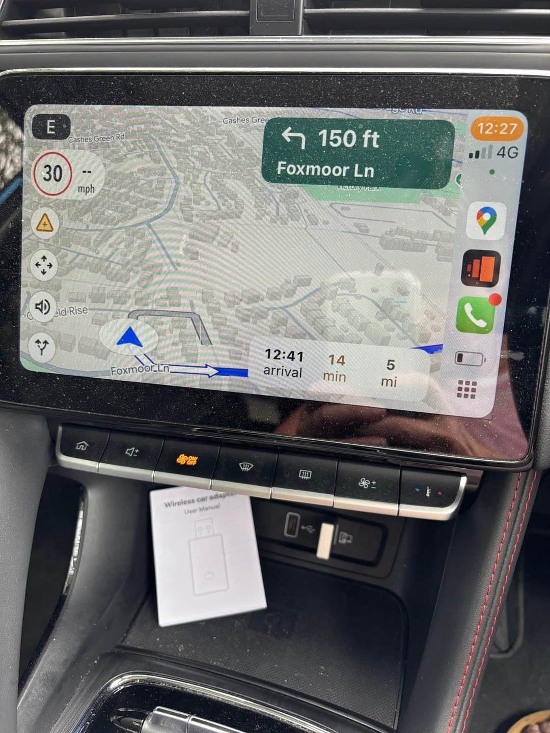 Customer photo review of MG Smart World Micro CP-AA 2-in-1 Wireless CarPlay & wireless Android Auto Adapter – Compact & Fast Connection