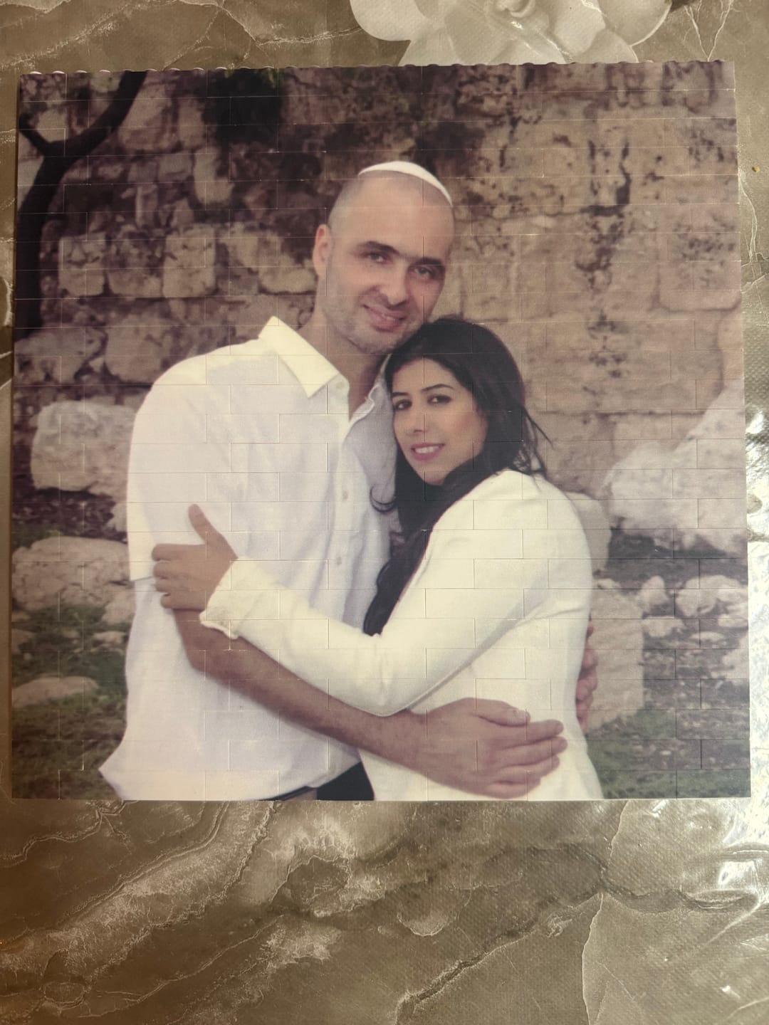 Customer photo review of פאזל לגו בהתאמה אישית