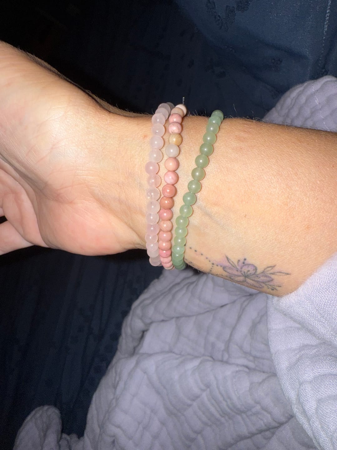 Customer photo review of Aventurine Bracelet Mini