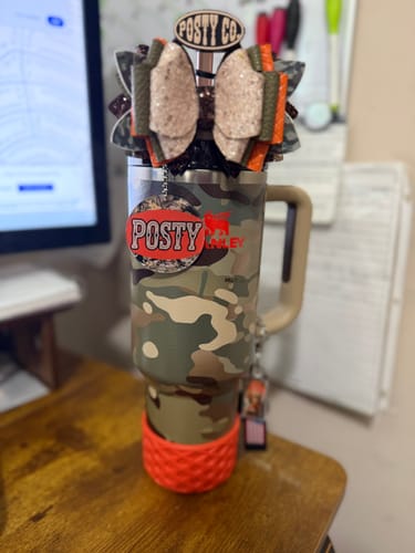 Customer photo review of Posty Camo Charm