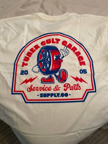 Customer photo review of WHEELIE DA WHEEL TEE