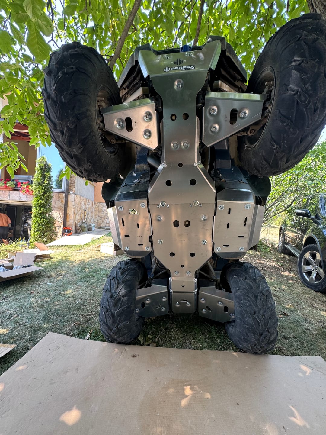 Customer photo review of Full Skid Plate Kit — Kawasaki Brute Force 650/750 (2008+)