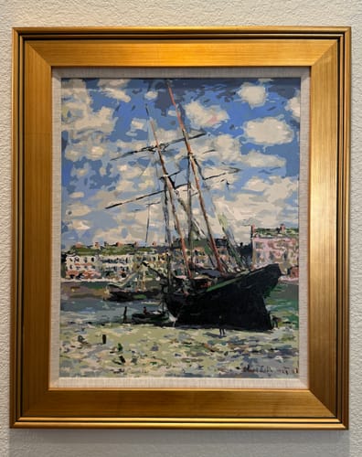 Customer photo review of Boat Lying at Low Tide (1881)
