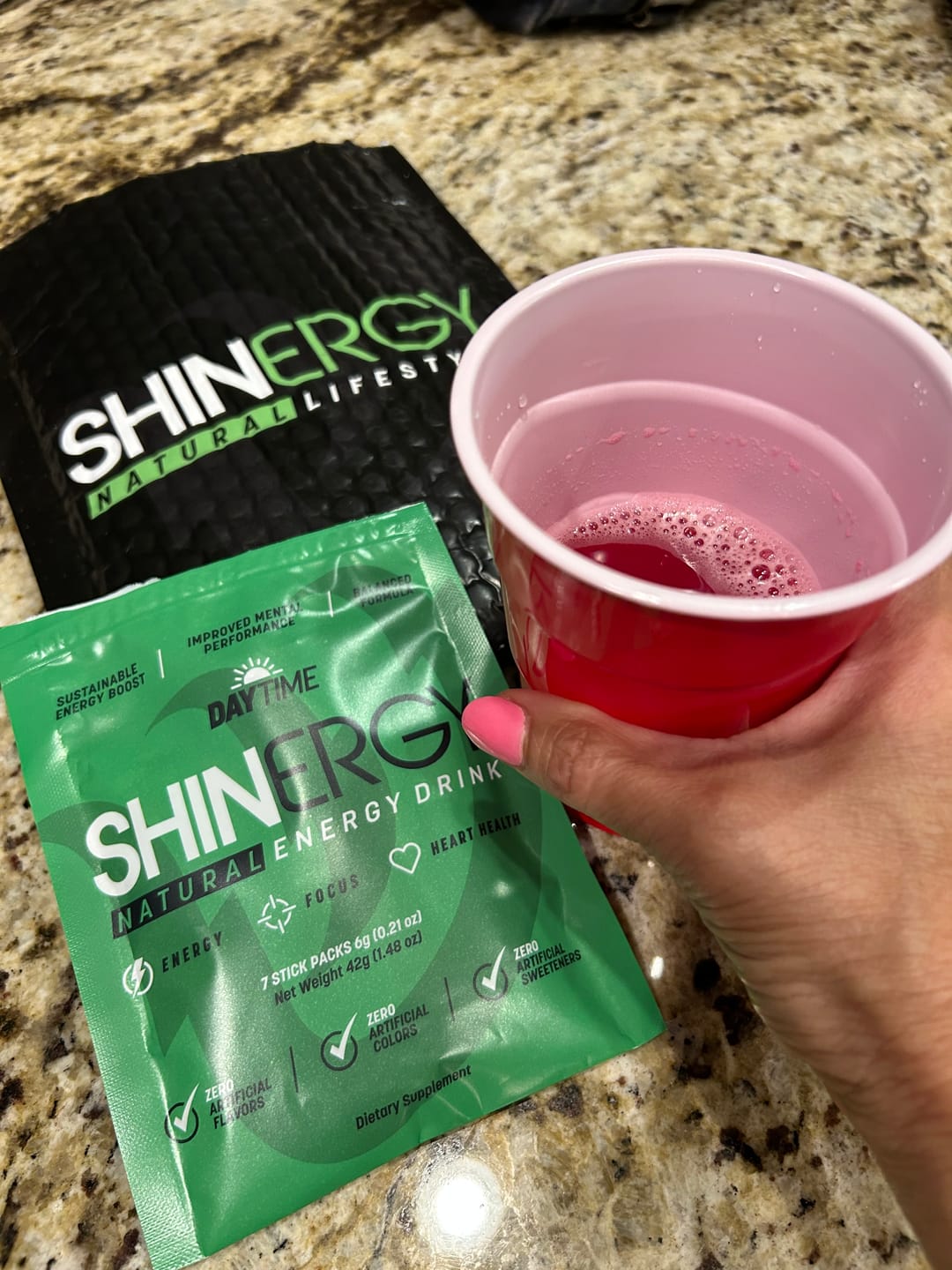 Customer photo review of Shinergy Daytime Drink