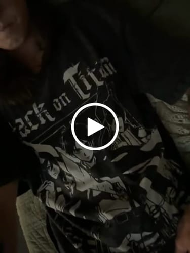Customer video review of Attack on Titan Scout's Legacy Oversized Vintage T-Shirt