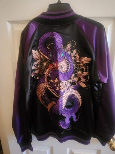 Customer photo review of Violet Viper Sukajan Jacket
