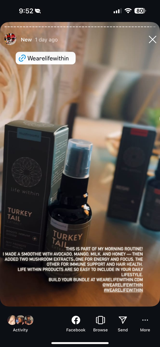 Customer photo review of Reishi Extract (30 ml)
