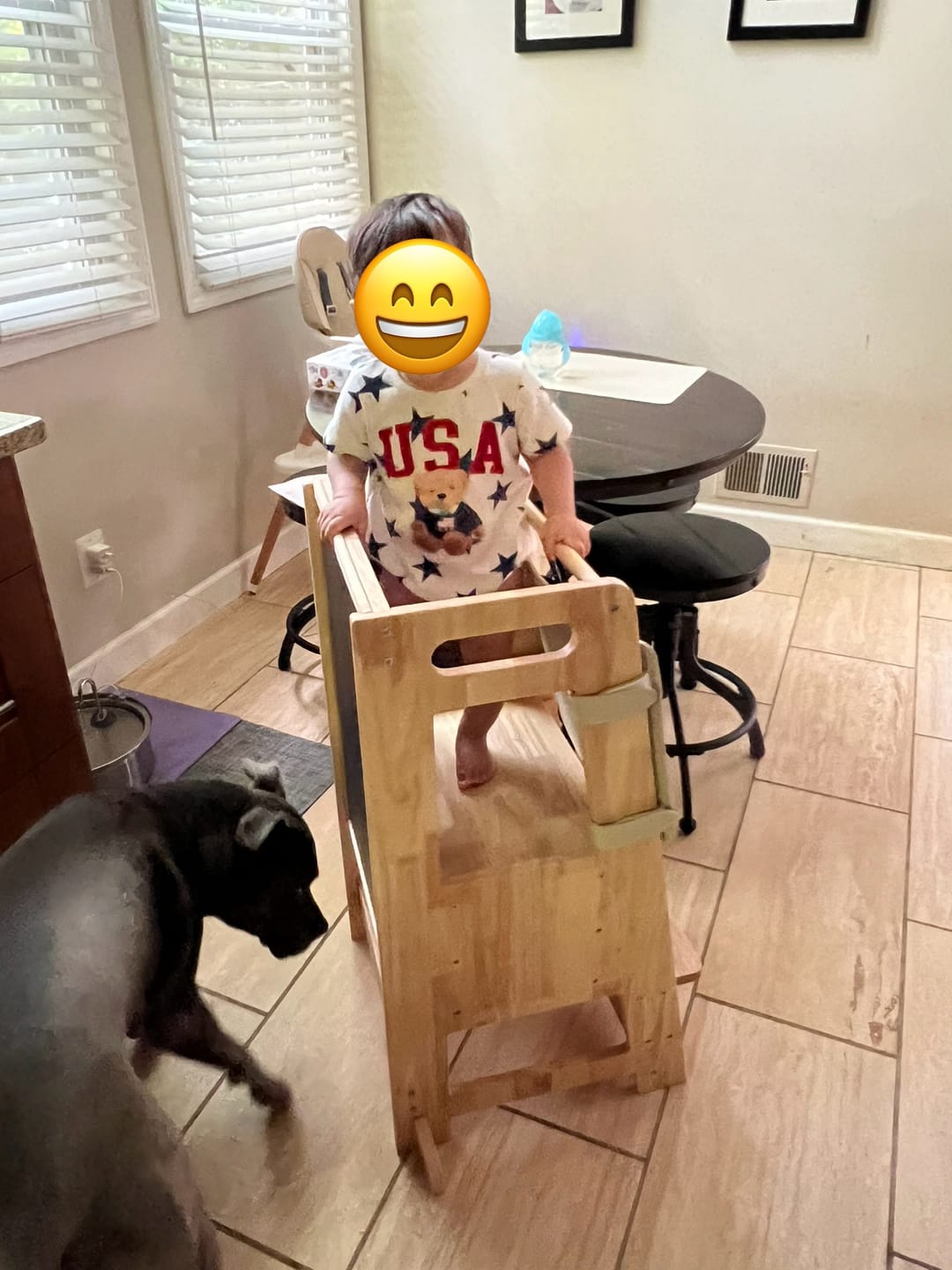 Customer photo review of HARPPA Nordo | Toddler Kitchen Tower