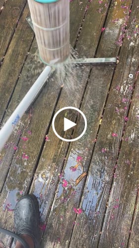 Customer video review of Cyclone Filter Extension Wand with Stainless Fan-Tip Nozzle and Brass Shut-off