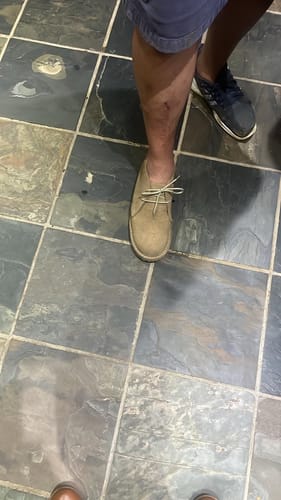 Customer photo review of Veldskoen Safer Shoe (Gristle Sole)