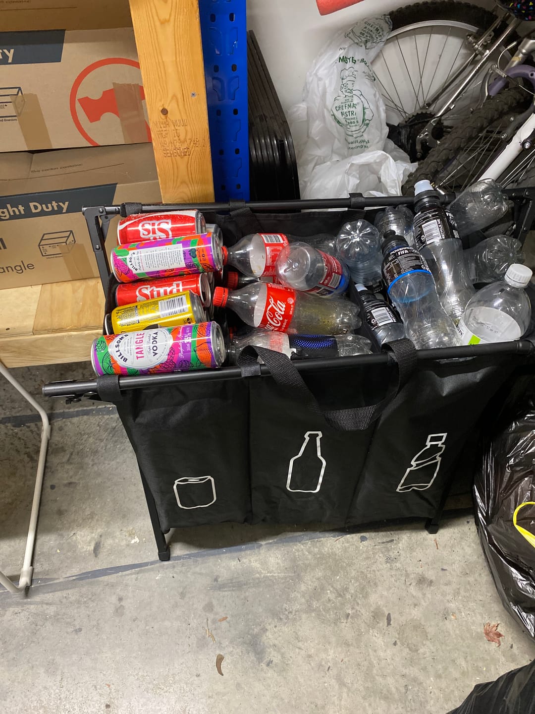 Customer photo review of Mobile Recycle Station - V3.0 (Folding Frame)