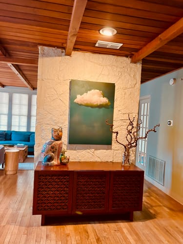 Customer photo review of Vintage Cloud No2 Print