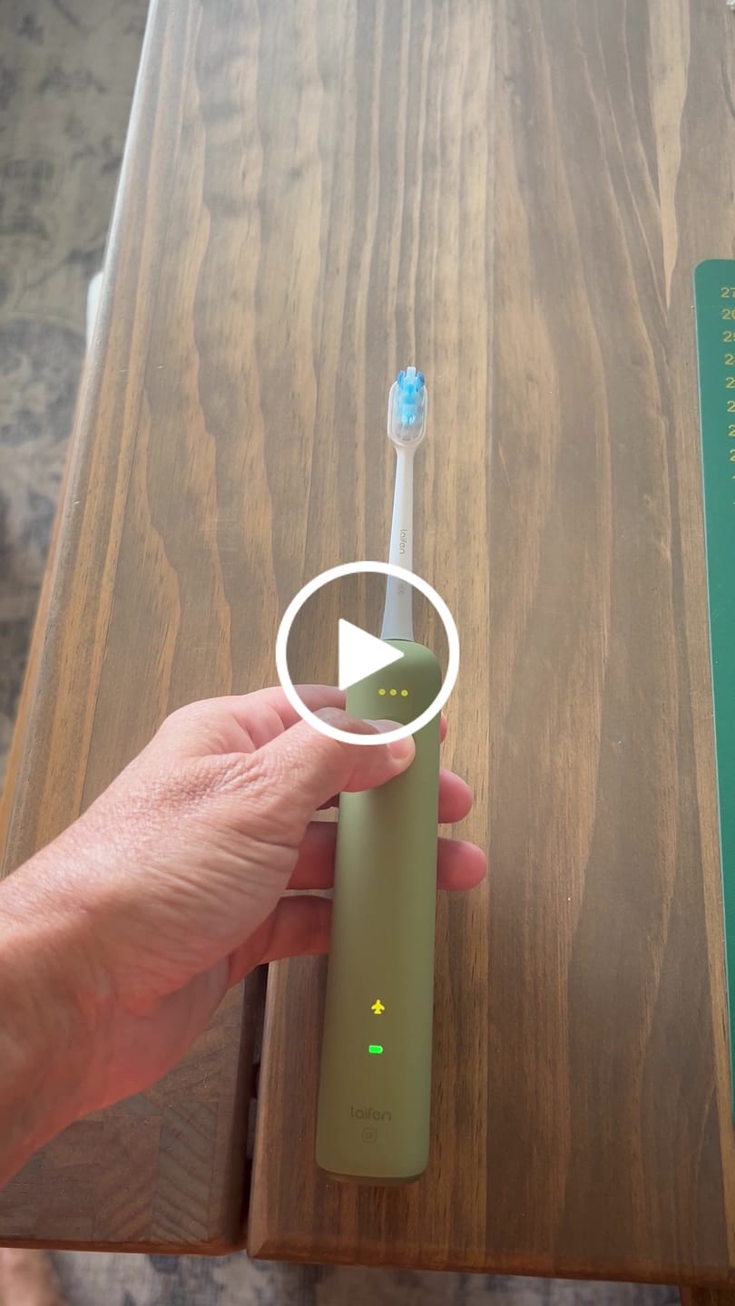 Customer video review of Laifen Wave Toothbrush Heads