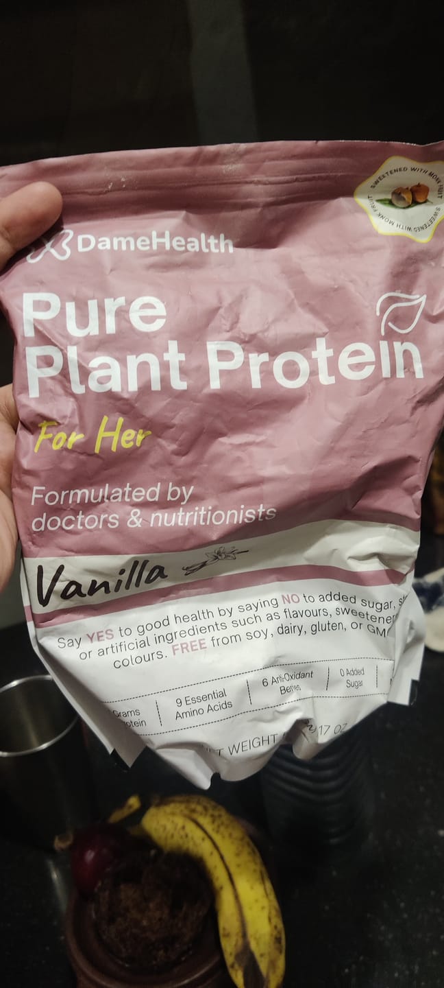 Customer photo review of Plant Protein l All Natural Protein for Women
