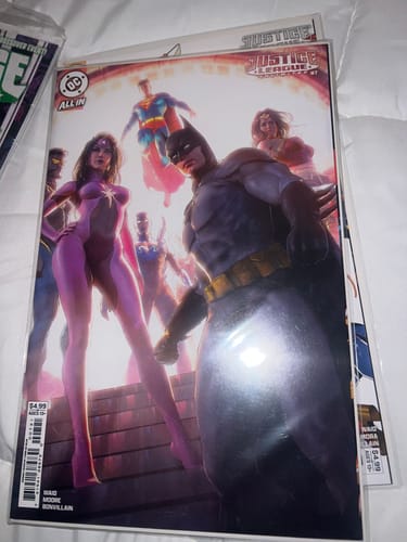 Customer photo review of Justice League Unlimited #7 Cover B Tiago Da Silva Card Stock Variant (We Are Yesterday)