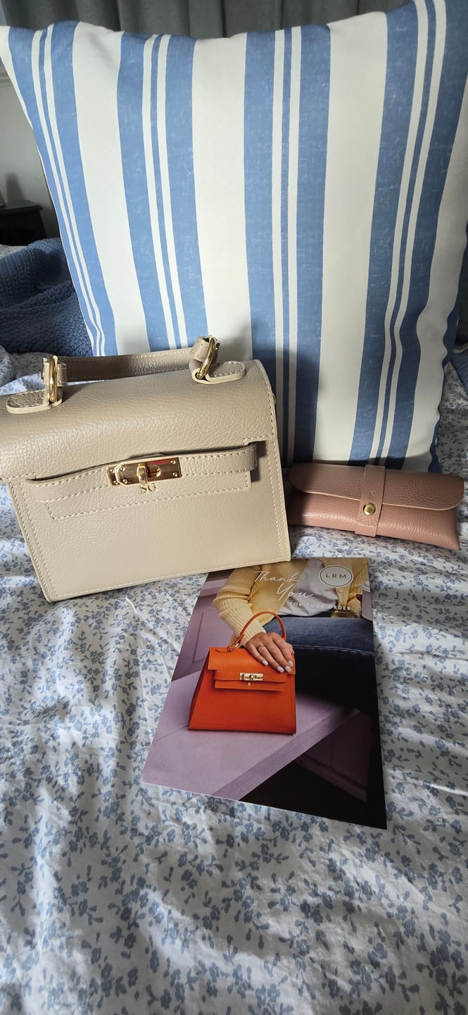 Customer photo review of Polly Top Handle Bag
