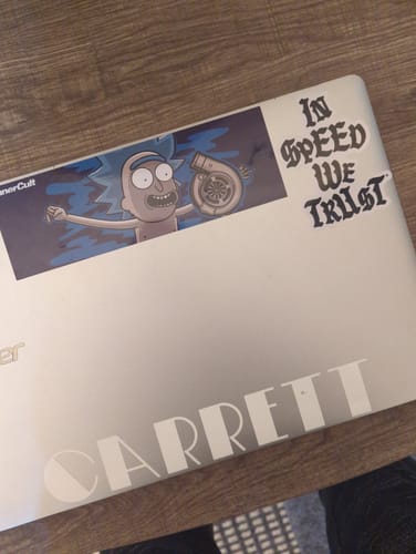 Customer photo review of R&M BOOST SLAP STICKER