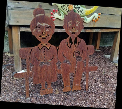 Customer photo review of Gartenstecker Oma & Opa