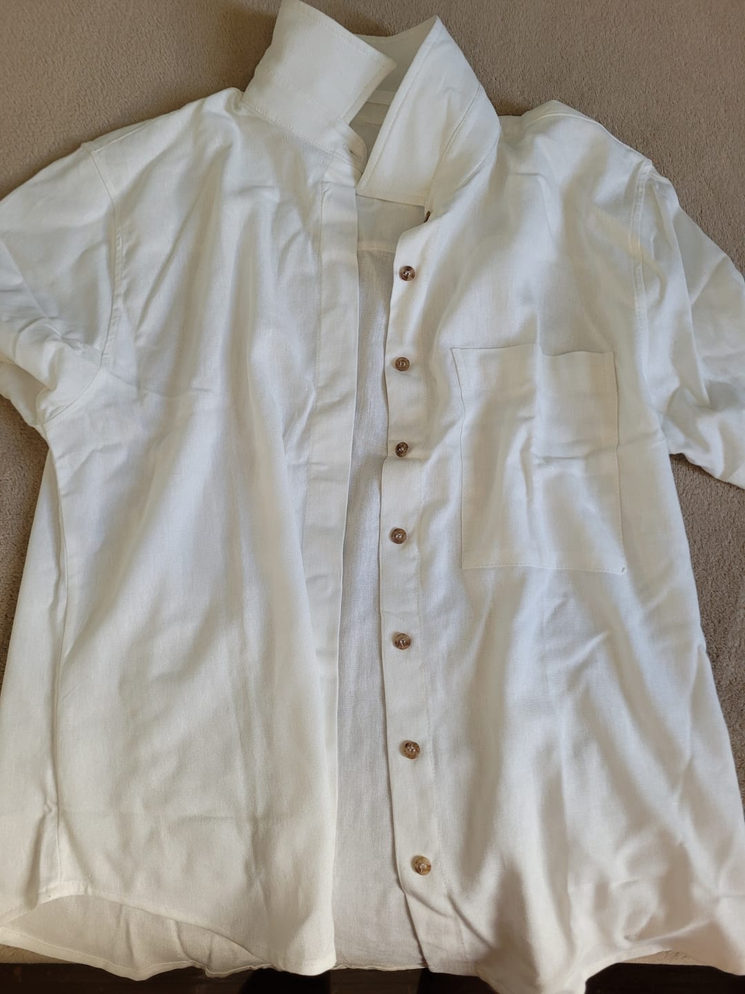 Customer photo review of Camisa Jambo Off White