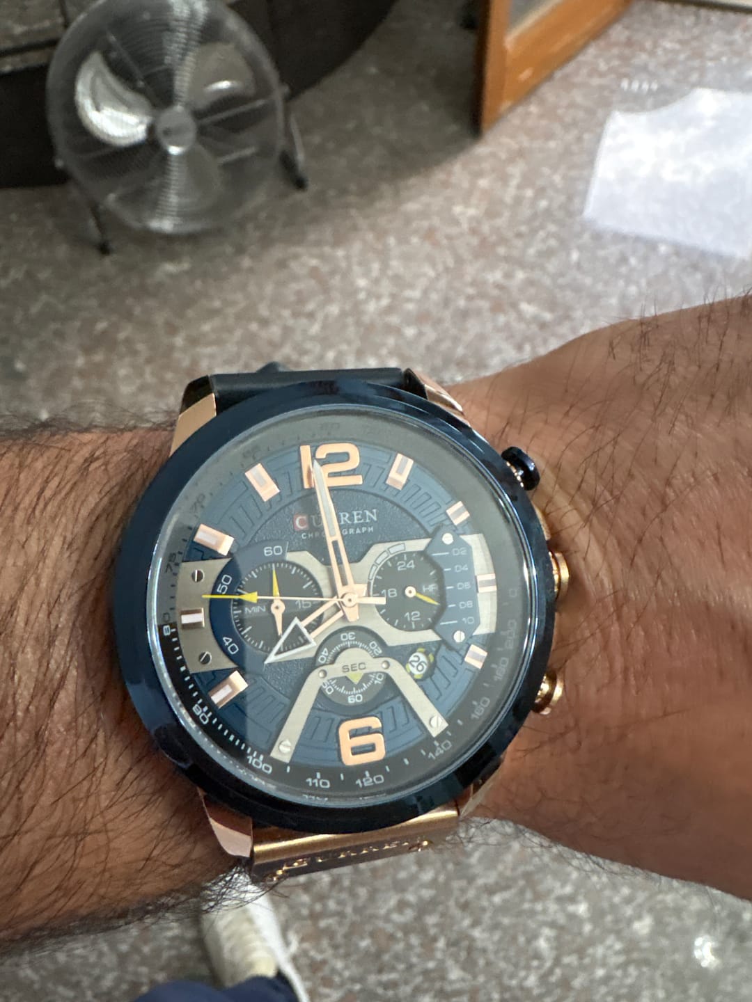 Customer photo review of Curren Galacticos® orologio uomo pelle