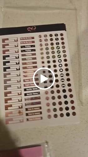 Customer video review of Paid in Full Sticker Set