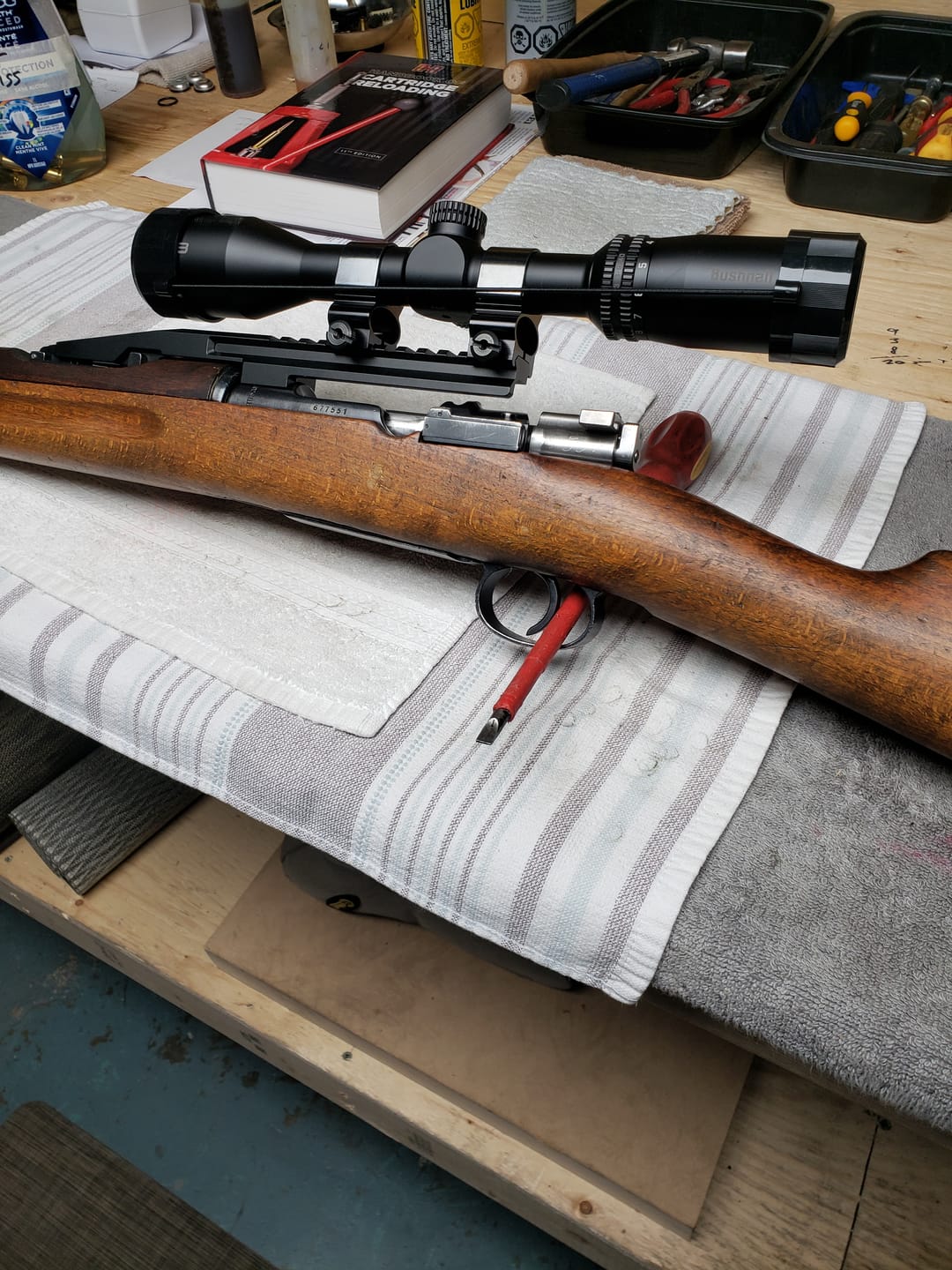 Customer photo review of Swedish Mauser M38 & M96 NDT Picatinny Scope Mount Low Profile Gen 2