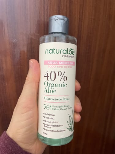 Customer photo review of Agua Micelar 5 en 1 250ml