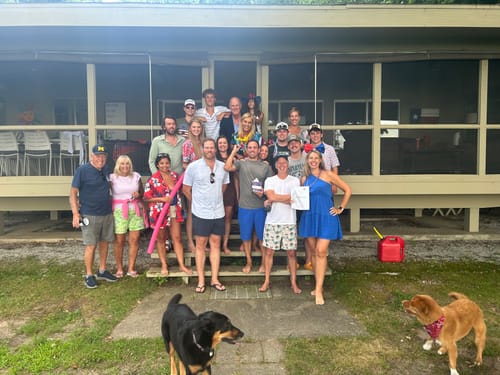 Customer photo review of Independence Day / BBQ Themed Murder Mystery Host Your Own Game Kit