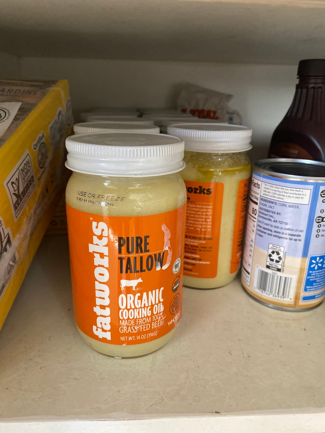 Customer photo review of Organic Grass Fed Beef Tallow (14 oz)