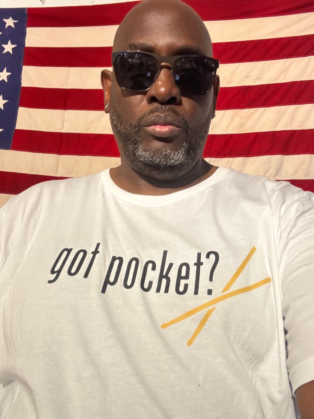 Customer photo review of Drum T-shirt (White)