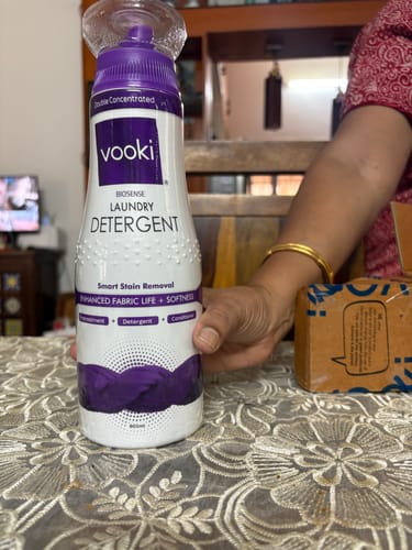 Customer photo review of VOOKI BioSense Laundy Detergent - 801 ML