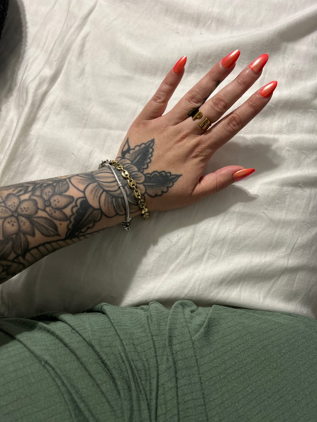 Customer photo review of 18K Plated PR Ring