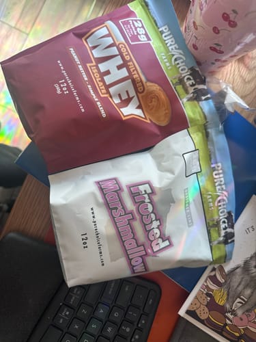 Customer photo review of Whey Protein Isolate Frosted Marshmallow