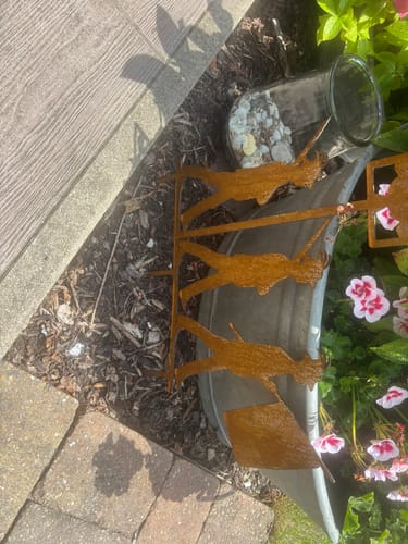 Customer photo review of Gartenstecker Schützenfest