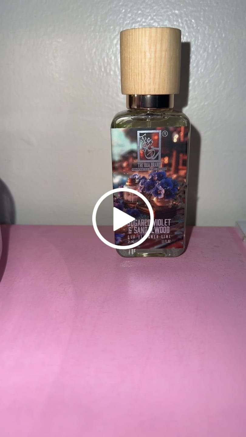 Customer video review of Sugared Violet & Sandalwood