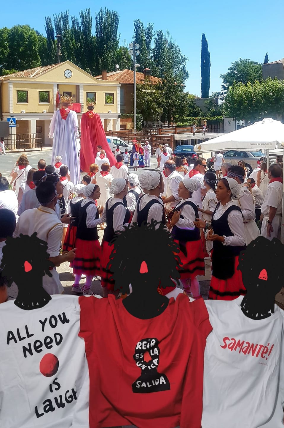 Customer photo review of Camiseta "Samanté!"