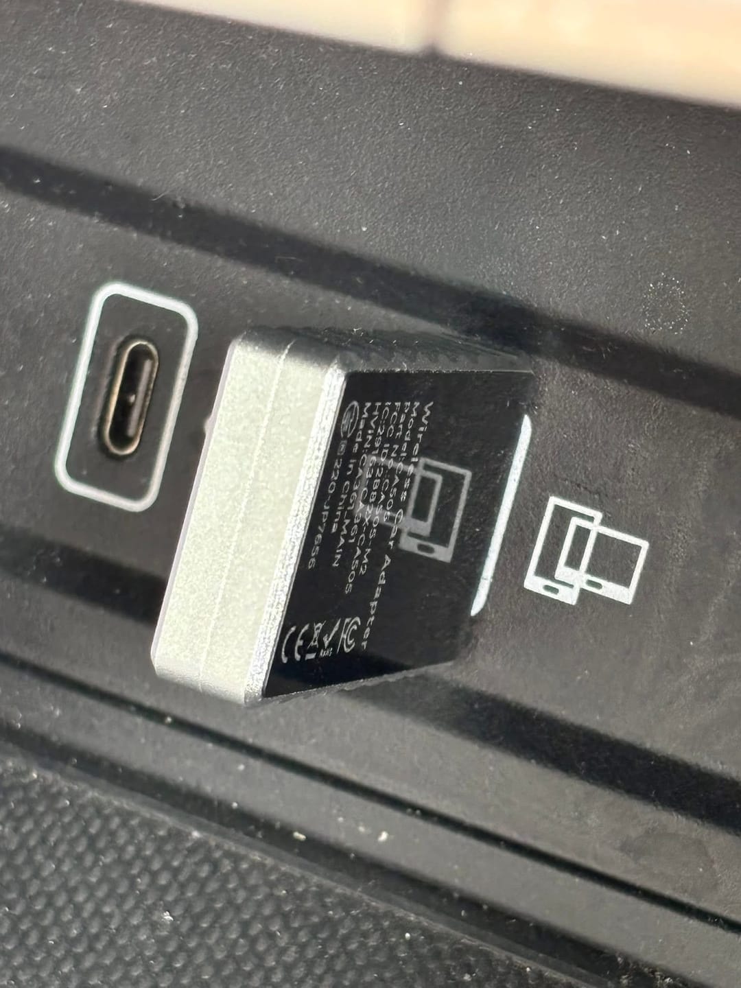 Customer photo review of Smart World Micro CP-AA 2-in-1 Wireless CarPlay & wireless Android Auto Adapter – Compact & Fast Connection