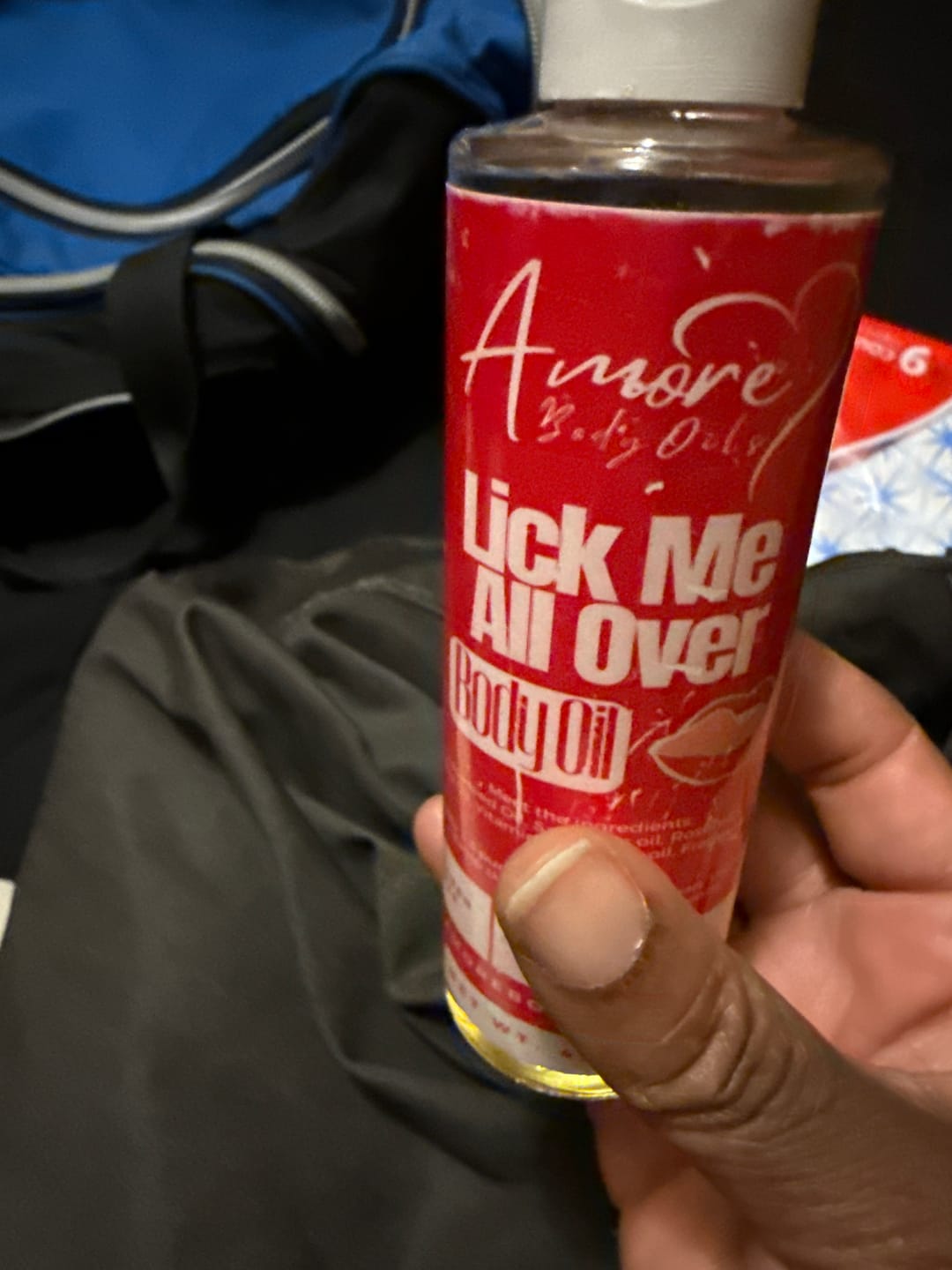 Customer photo review of Lick Me All Over - Body Oil