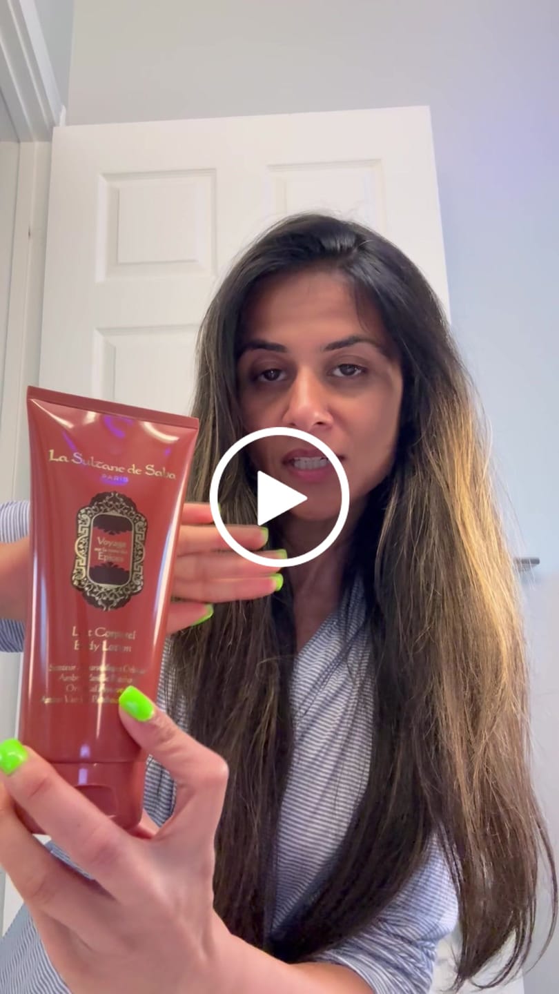 Customer video review of Body Lotion - Ayurvedic Treatment - Amber Vanilla Patchouli Journey To The Spices Route