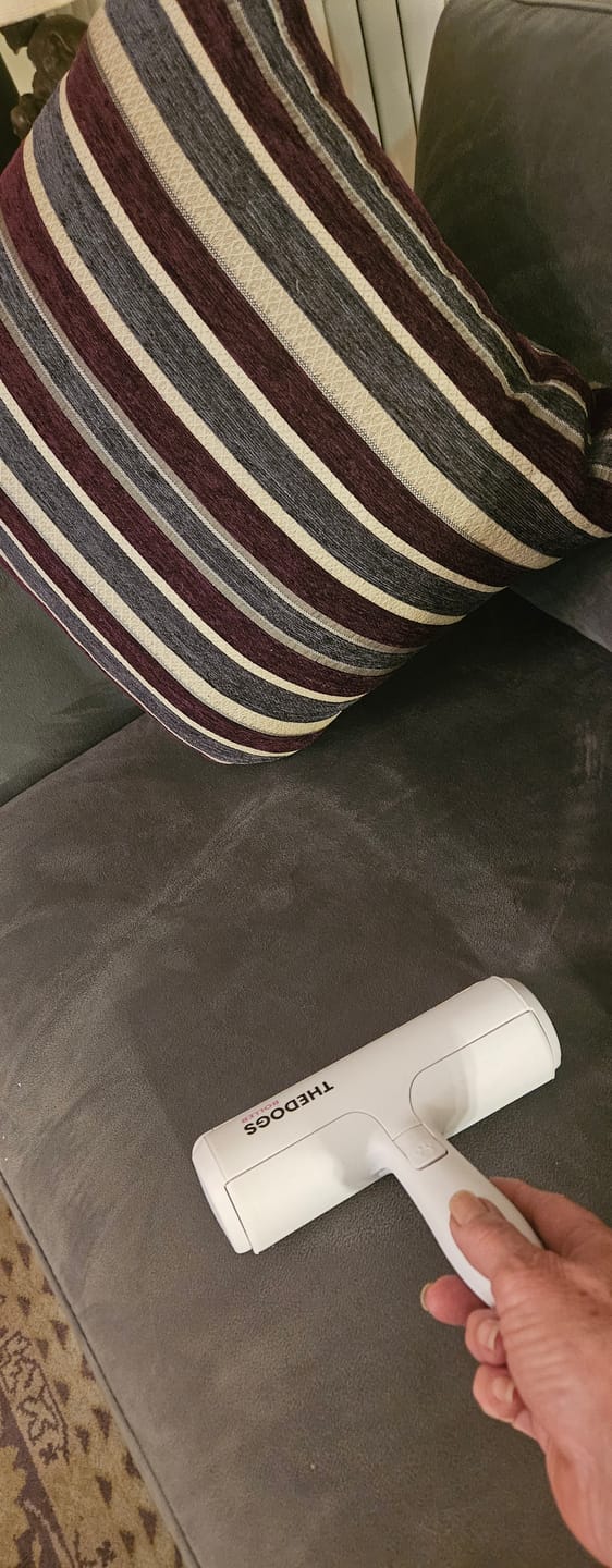 Customer photo review of THE DOGS Roller: Elimina pelos y pelusas