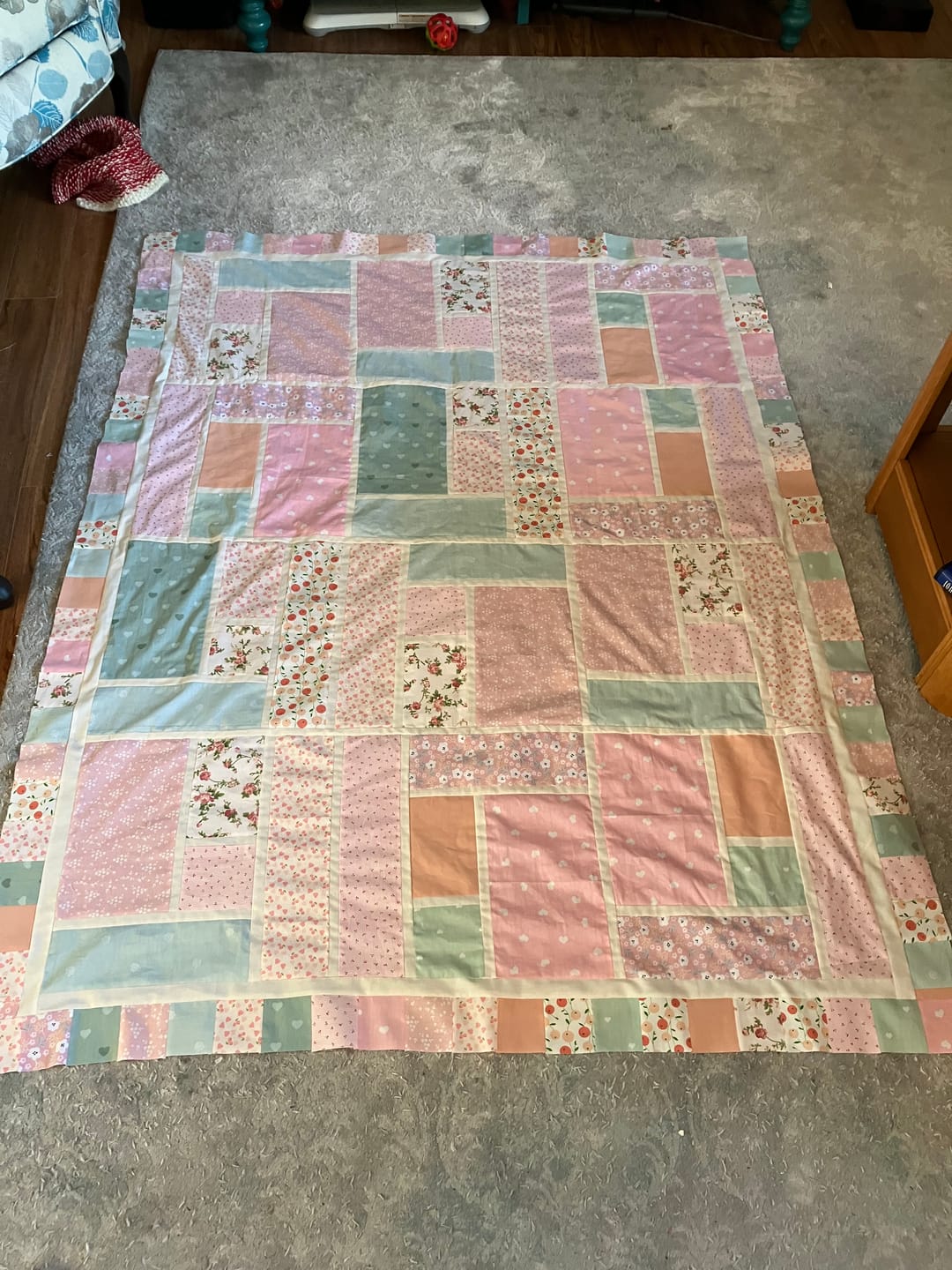Customer photo review of Sweet Pink Cherry Bliss - Fat Quarter Bundle
