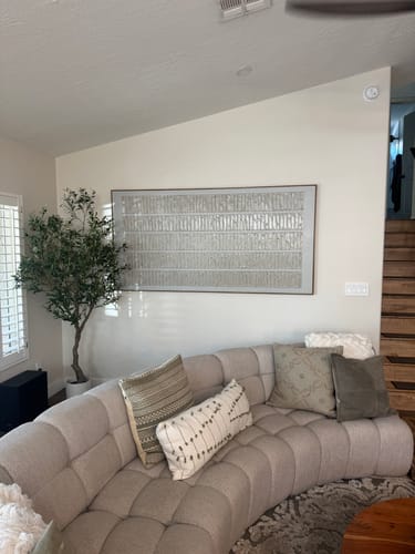 Customer review photo for Wabi-Sabi Wall Art #TX071