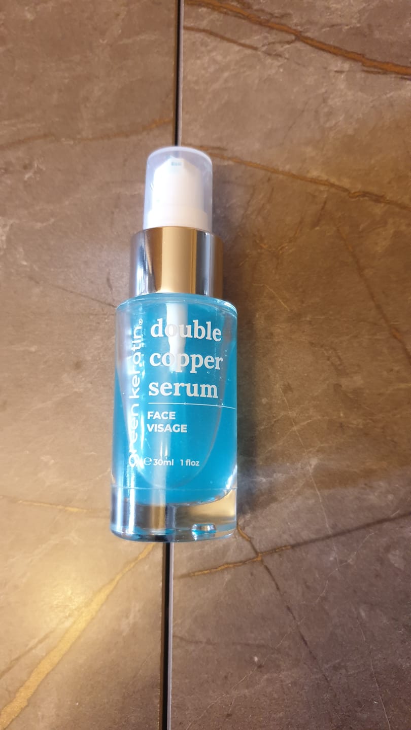 Customer photo review of DOUBLE COPPER Sérum pour le visage