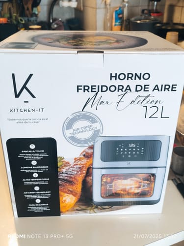 Customer photo review of Freidora de Aire Max Edition 12L Kitchen-It